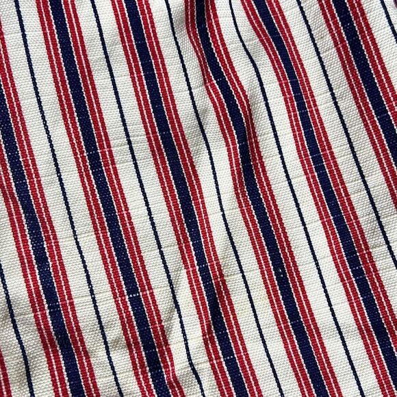 Vintage Anvil Women's Welt Pockets Striped Multicolor Wide Leg Casual Pants Size - Picture 6 of 9
